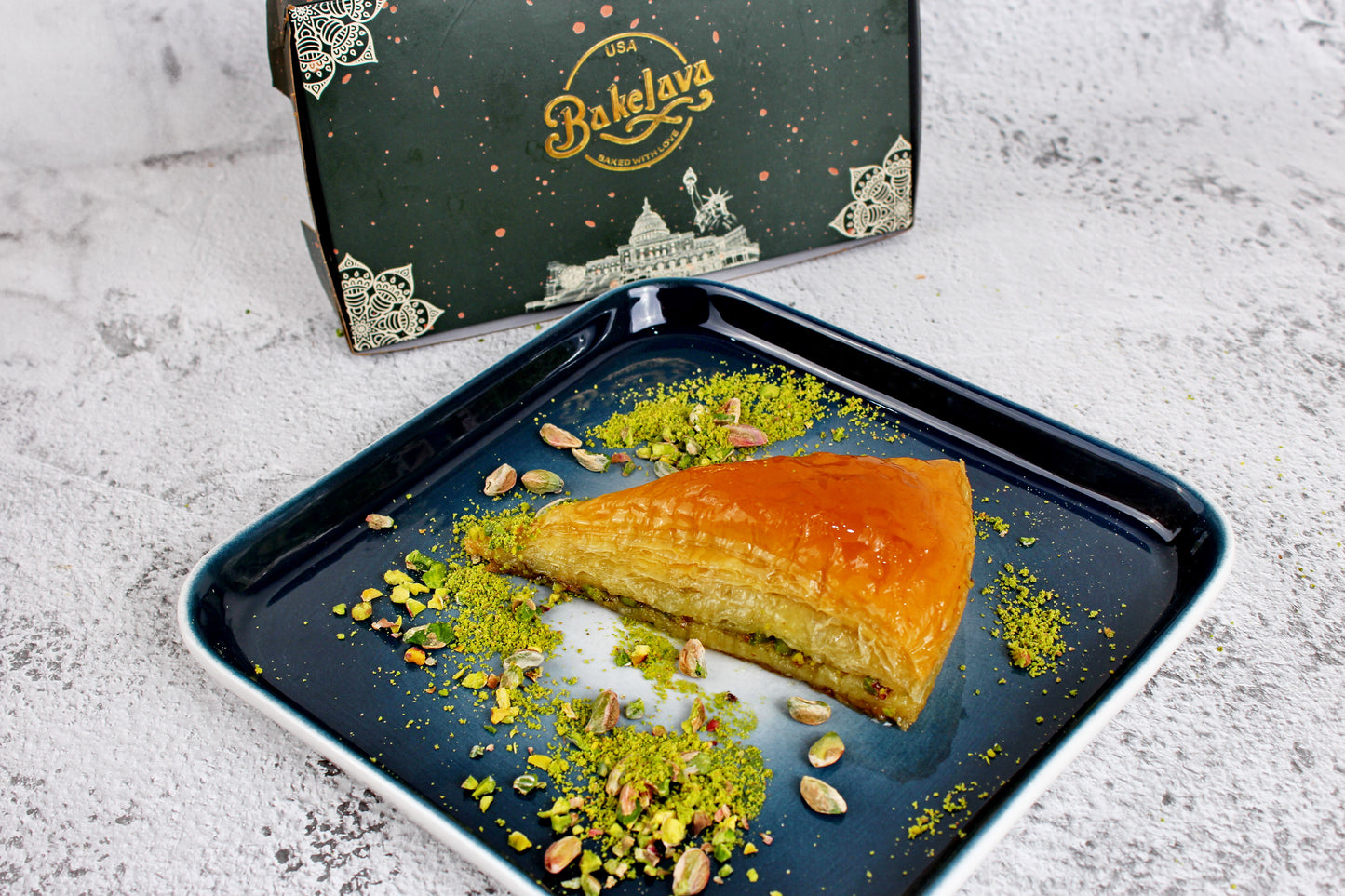 Pistachio Carrot Slice Baklava